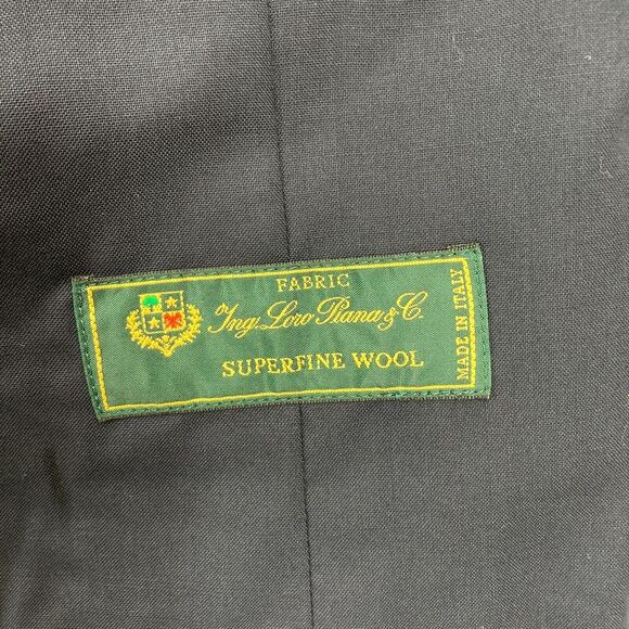 J.Crew Kenmare Suit Jacket Blazer Mens 34S Blue Wool Loro Piana 2 Button Formal - Picture 8 of 16